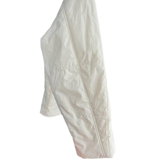 Zara Men's Light Padded Jacket Coat Modular Neckline Cream Snaps Closure XL NWT - Picture 12 of 16